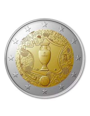 2 EURO COMMEMORATIVE 2016 : FRANCE (Euro 2016)