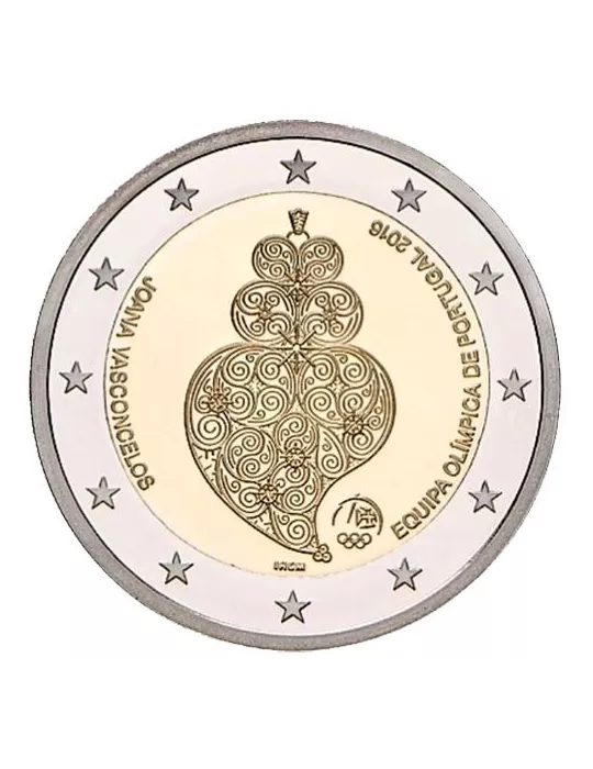 2 EURO COMMEMORATIVE 2016 : PORTUGAL (J.O. Rio 2016)