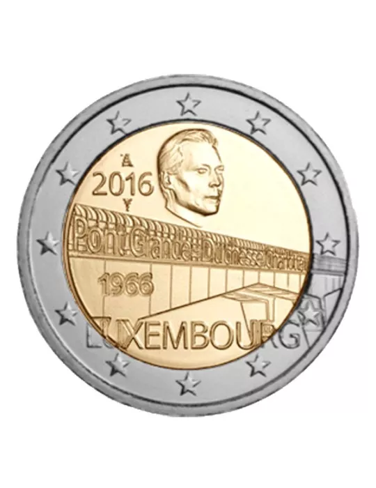 2 EURO COMMEMORATIVE 2016 : LUXEMBOURG (Pont Grand Duchesse Charlotte)