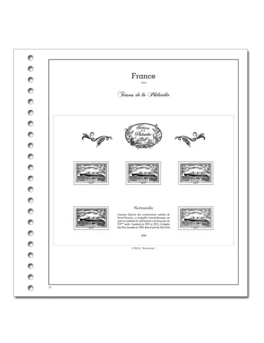 TRESORS DE LA PHILATELIE SC : 2016 (JEUX AVEC POCHETTES)