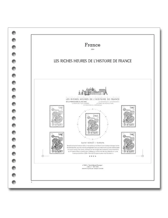LES RICHES HEURES DE L´HISTOIRE DE FRANCE SC : 2024 (JEUX AVEC POCHETTES)
