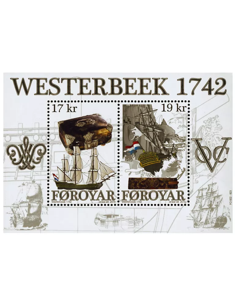 n° F842 - Timbre ILE FEROE Poste