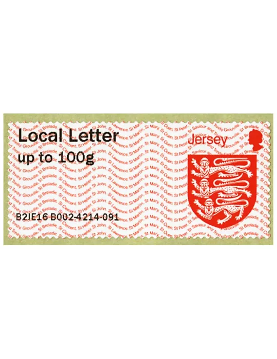 n° 10 - Timbre JERSEY Timbres de distributeurs