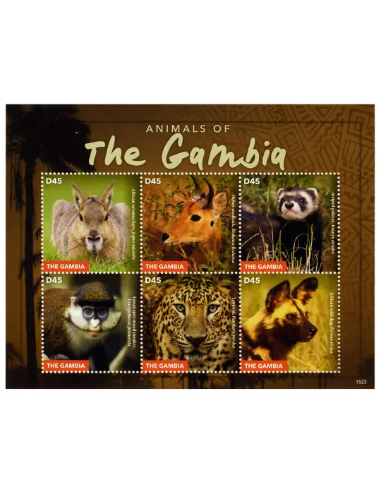 n° 5527 - Timbre GAMBIE Poste