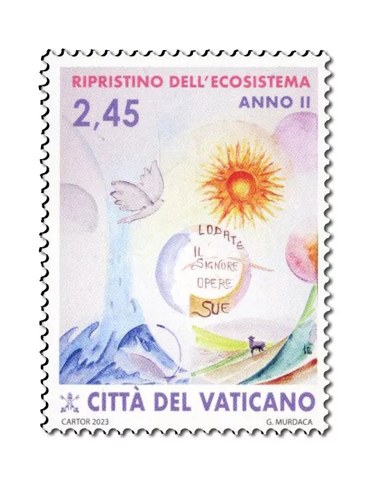 n° 1948 + la paire n° 1946/1947 - Timbre VATICAN Poste