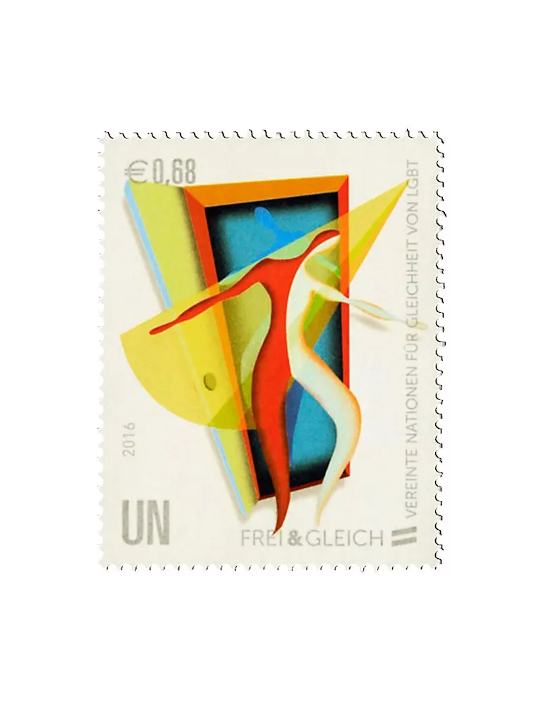 n° 906 - Timbre ONU VIENNE Poste