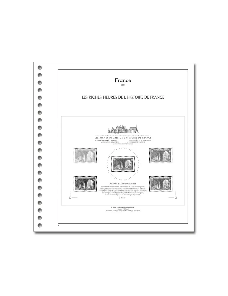 LES RICHES HEURES DE L´HISTOIRE DE FRANCE SC : 2024 (JEUX AVEC POCHETTES)