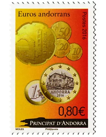 n° 777/778 - Timbre Andorre Poste 2