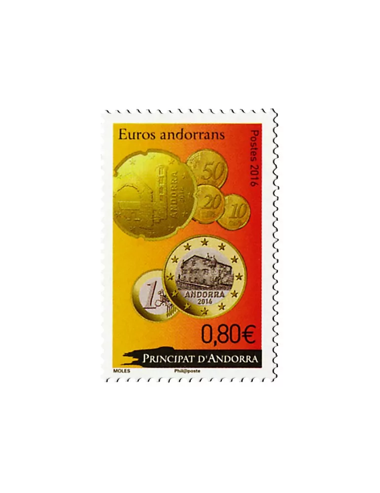 n° 777/778 - Timbre Andorre Poste