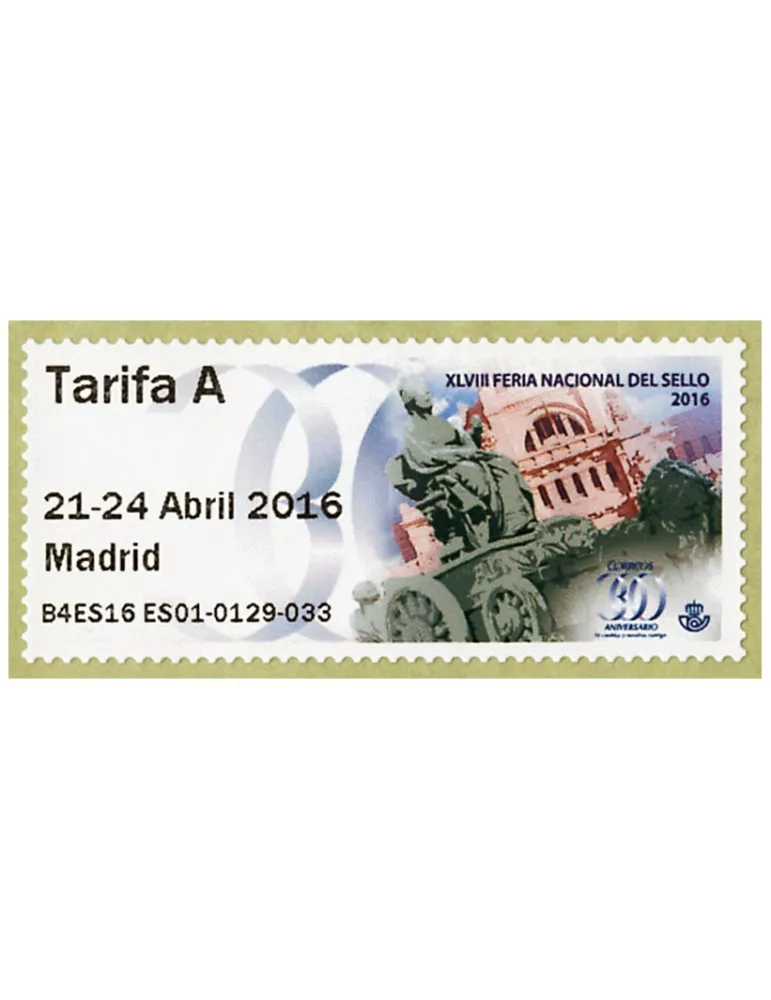 n° 127 - Timbre ESPAGNE Timbres de distributeurs