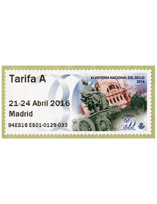 n° 127 - Timbre ESPAGNE Timbres de distributeurs