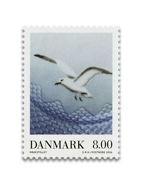 n° 3 - Timbre DANEMARK VIII - Carnets et ouvrages de luxe