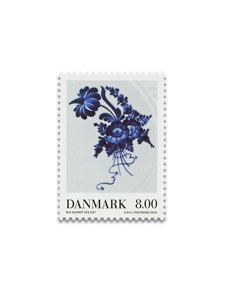n° 3 - Timbre DANEMARK VIII - Carnets et ouvrages de luxe