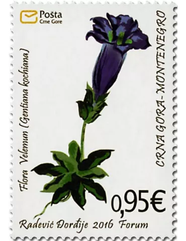 n° 384 - Timbre MONTENEGRO Poste