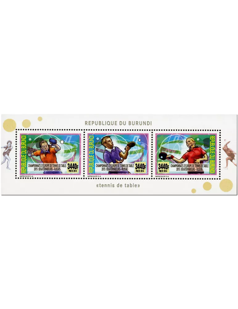 n° 2363/2366 - Timbre BURUNDI Poste