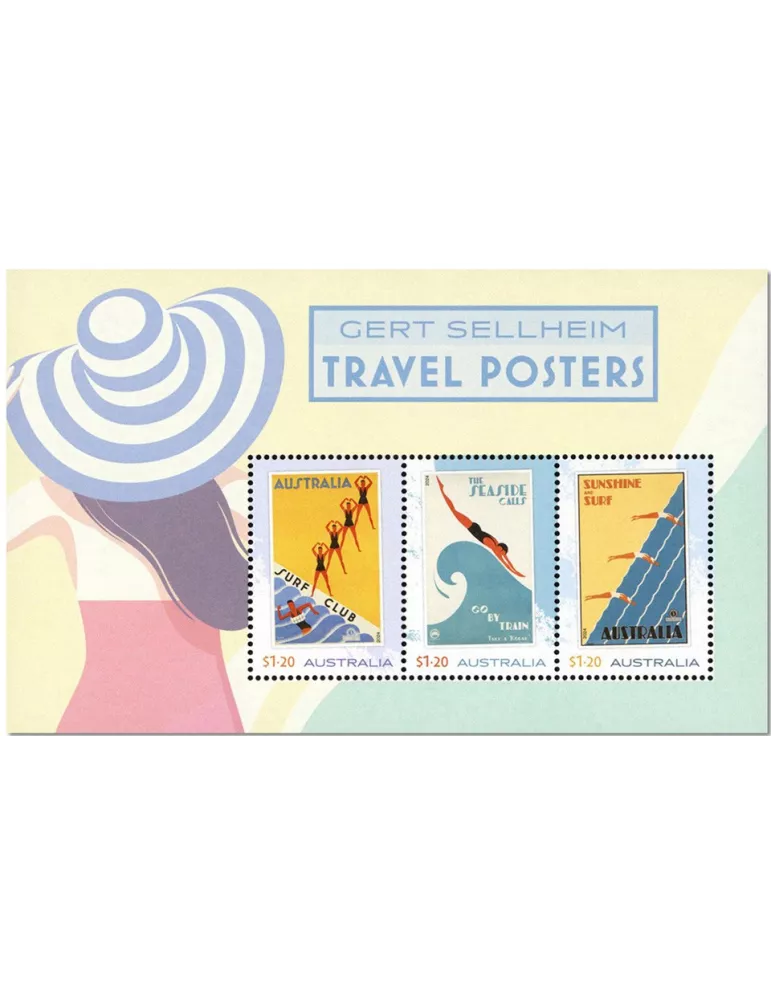 n° 370 - Timbre AUSTRALIE Blocs et feuillets