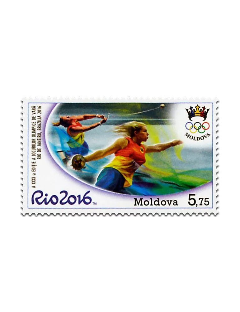 n° 842 - Timbre MOLDAVIE Poste