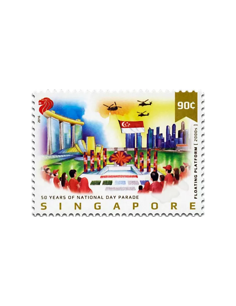 n° 2160/2165 - Timbre SINGAPOUR Poste