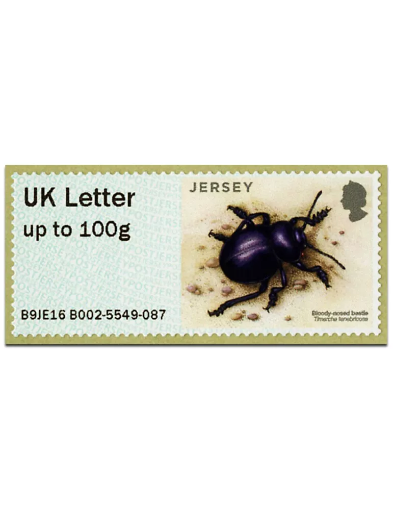 n° 43 - Timbre JERSEY Timbres de distributeurs