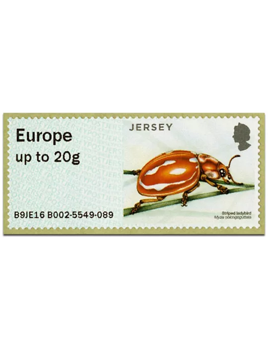 n° 43 - Timbre JERSEY Timbres de distributeurs