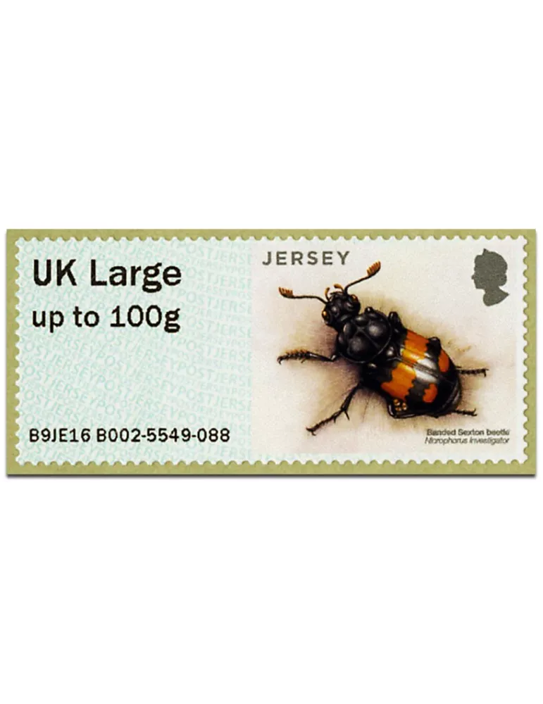 n° 43 - Timbre JERSEY Timbres de distributeurs
