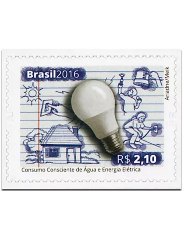 n° 3545 - Timbre BRESIL Poste 2