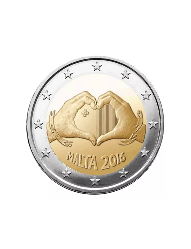 2 EURO COMMEMORATIVE 2016 : MALTE (L´Amour)