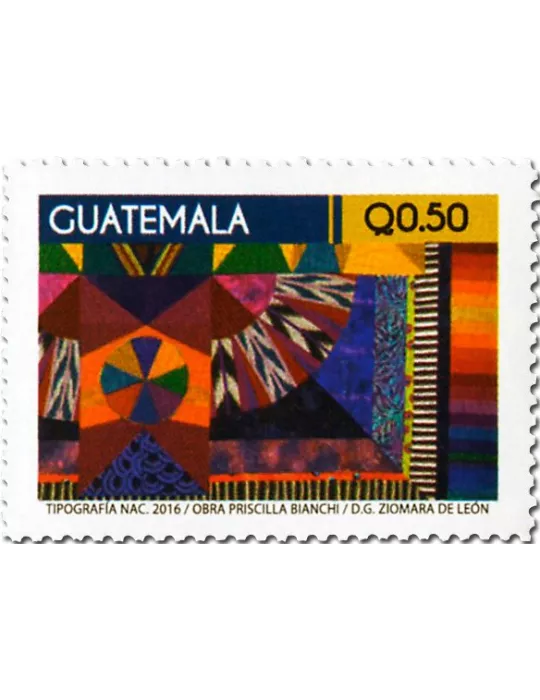 n° 725 - Timbre GUATEMALA Poste