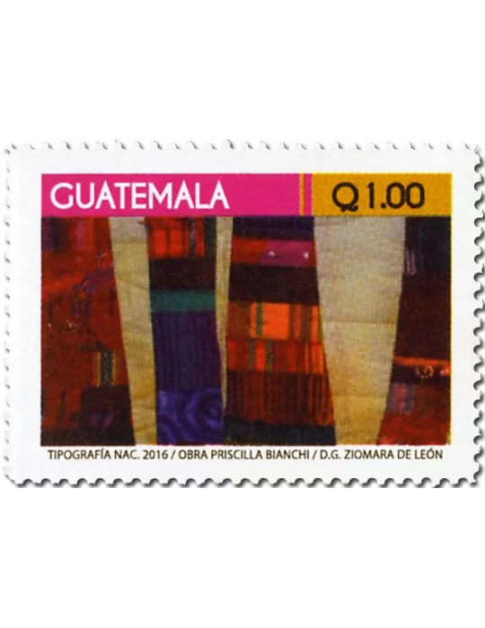 n° 725 - Timbre GUATEMALA Poste