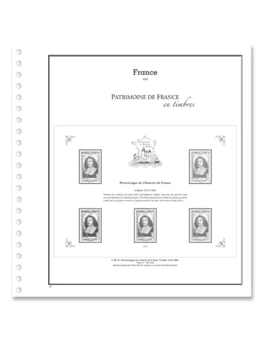 PATRIMOINE DE FRANCE EN TIMBRES SC : 2023 (JEUX AVEC POCHETTES)