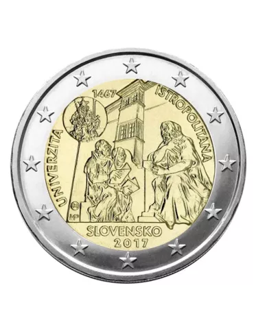 2 EURO COMMEMORATIVE 2017 : SLOVAQUIE (Université Istropolitana)