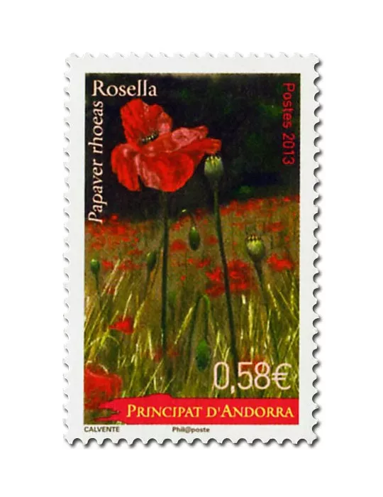 n° 742/743 -Timbre Andorre Poste