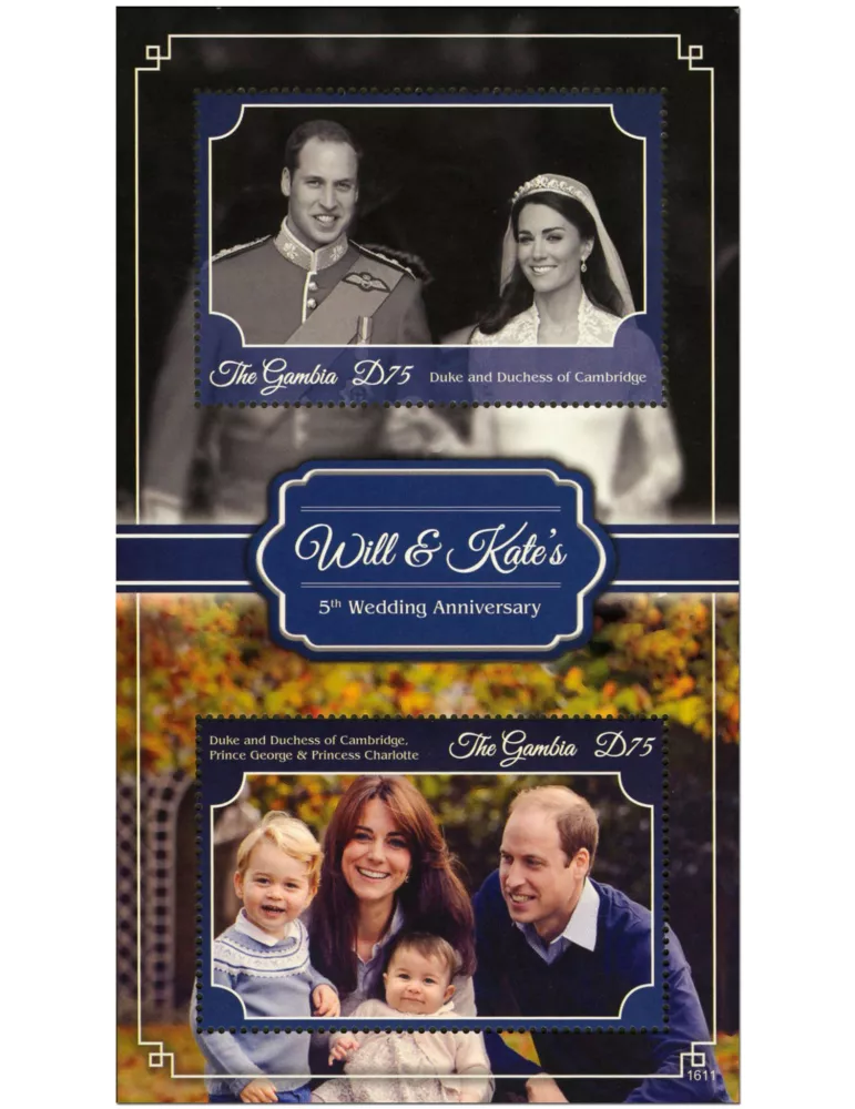 n° 880 - Timbre GAMBIE Blocs et feuillets