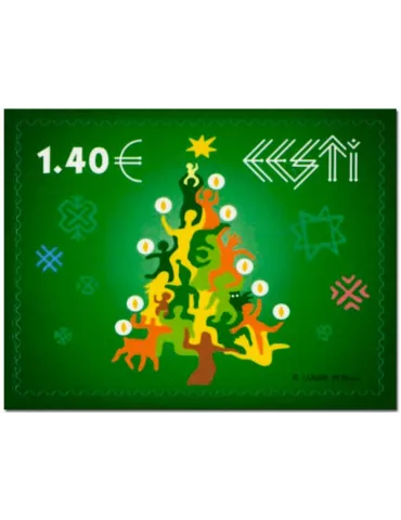 n° 810 - Timbre ESTONIE Poste 2