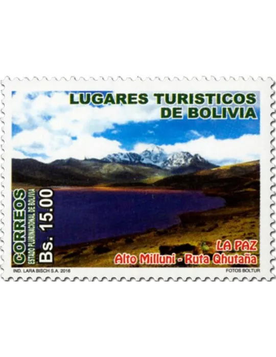 n° 1586 - Timbre BOLIVIE Poste