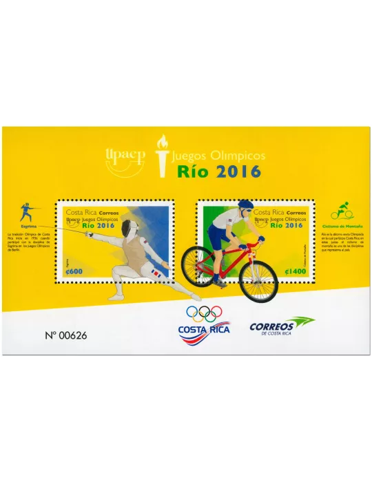 n° 48 - Timbre COSTA RICA Blocs et feuillets