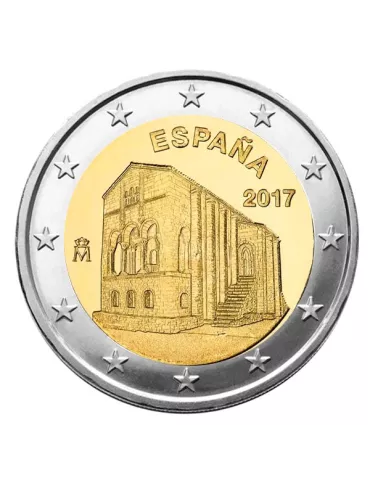 2 EURO COMMEMORATIVE 2017 : ESPAGNE (Eglise Santa Maria Del Naranco)