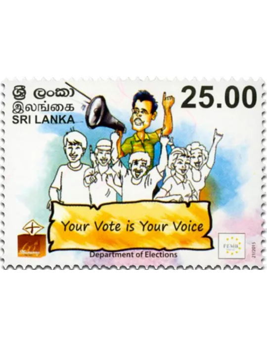 n° 1992 - Timbre SRI LANKA Poste