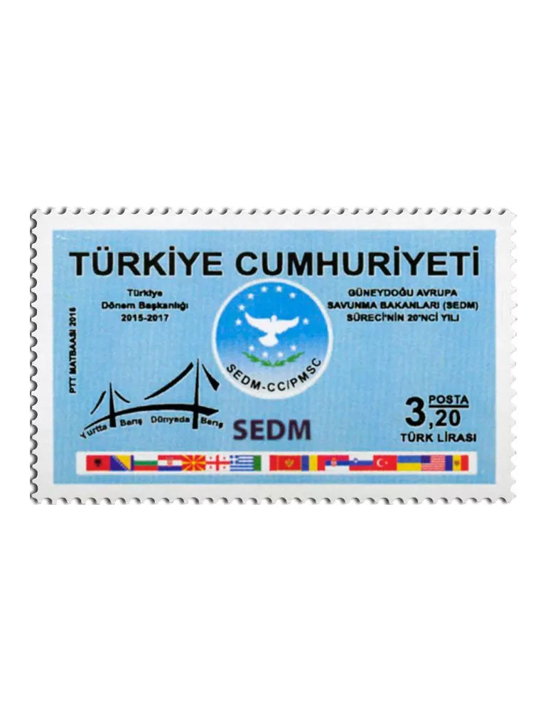 n° 3815 - Timbre TURQUIE Poste