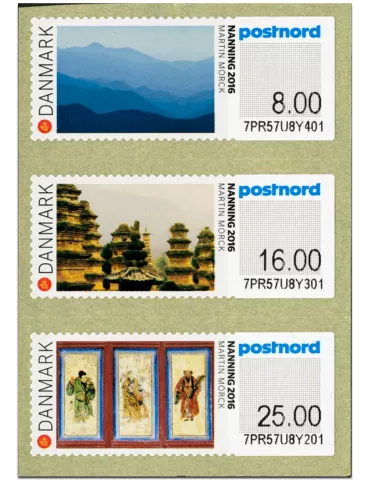 n° 124 - Timbre DANEMARK Timbres de distributeurs