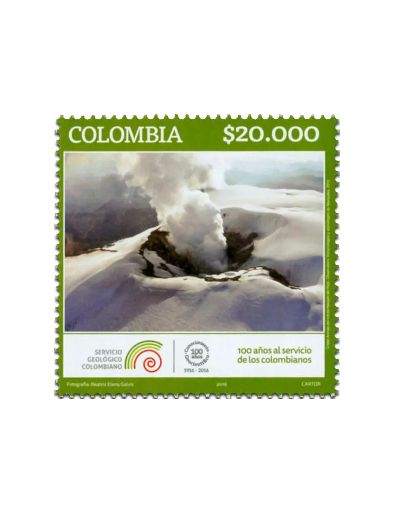 n° 1777 - Timbre COLOMBIE Poste