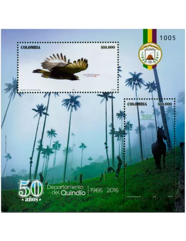 n° 81 - Timbre COLOMBIE Blocs et feuillets