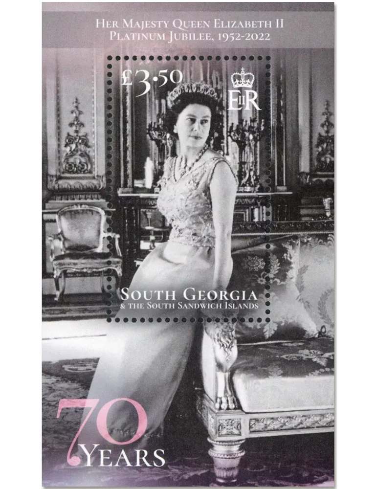 n° 30 - Timbre GEORGIE DU SUD Blocs et feuillets