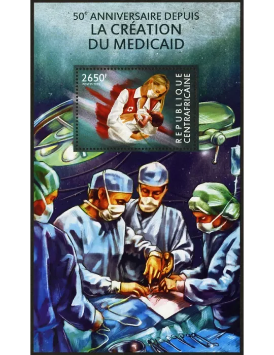 n° 785 - Timbre CENTRAFRIQUE Blocs et feuillets