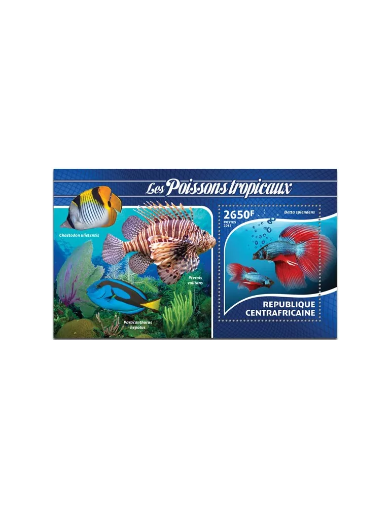 n° 814 - Timbre CENTRAFRIQUE Blocs et feuillets