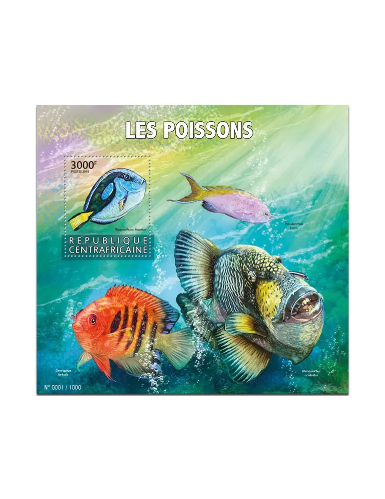 n° 906 - Timbre CENTRAFRIQUE Blocs et feuillets