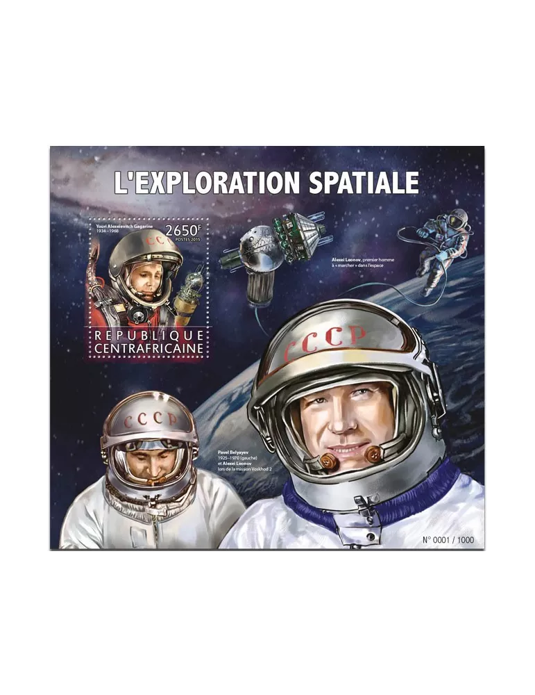 n° 917 - Timbre CENTRAFRIQUE Blocs et feuillets