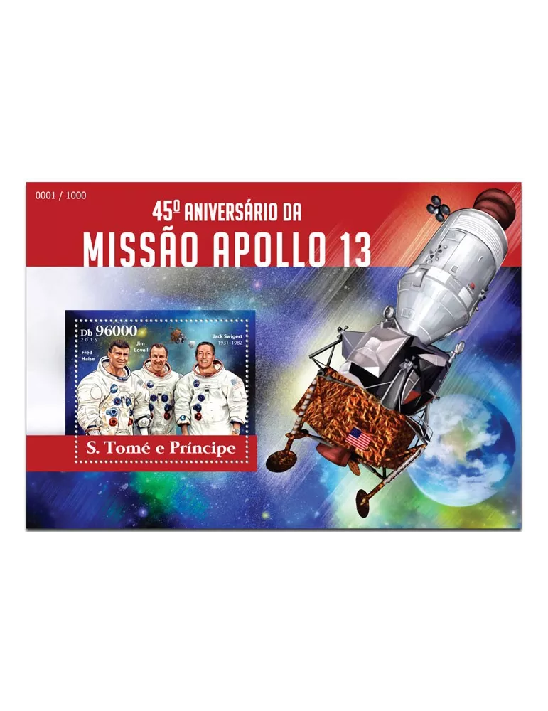 n° 855 - Timbre SAINT-THOMAS ET PRINCE Blocs et feuillets