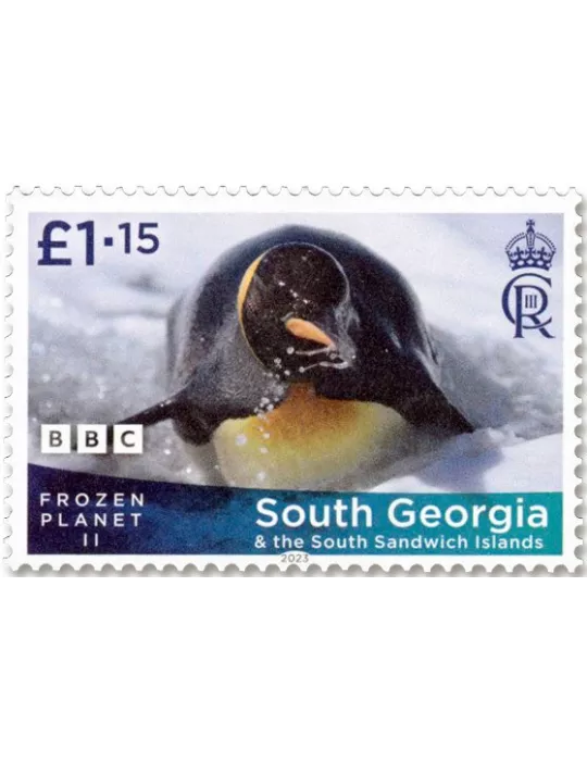 n° 794/797 - Timbre GEORGIE DU SUD Poste