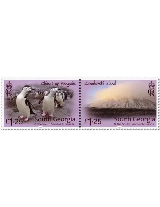 n° 806/809 - Timbre GEORGIE DU SUD Poste